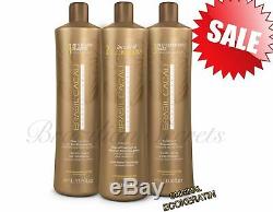 Brasil Cacau Brazilian Eco Keratin Treatment Hair Straightening Blow Dry Kit 1l