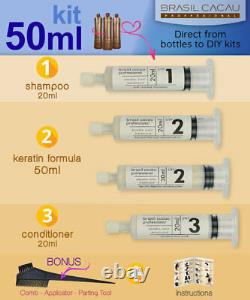 Brasil Cacau Professional Brazilian Keratin Treatment DIY 50ml Kit x 2