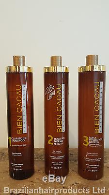 Brazilian Bien Cacau Keratin Smoothing Hair System