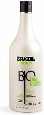 Brazilian Bio Lamination Protein 33.8 fl. Oz. Organic hair straightening