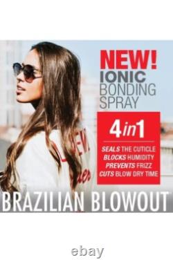 Brazilian Blowout Original Straightening SOLUTION 12 Oz and IONIC BONDING SPRAY