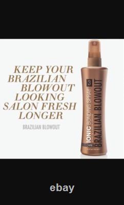 Brazilian Blowout Original Straightening SOLUTION, Ionic BONDING Spray, CLEANSER