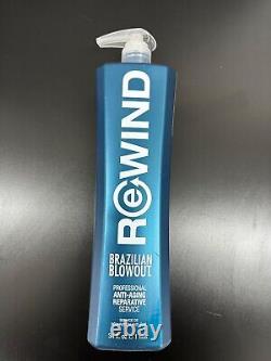 Brazilian Blowout Rewind Anti Aging Reparative Salon Treatment -! 34 oz