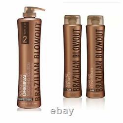 Brazilian Blowout original professional straightening solution 12 ounce 3 pc set