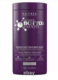 Brazilian Bottox Expert termo keratin blonde mask 33,8 oz by Nutree Professional