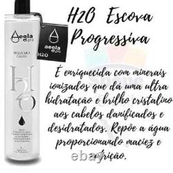Brazilian H2o No Smoke Treatment Gel Hair Progressive Brush 300ml Aegla Pro