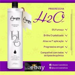 Brazilian H2o No Smoke Treatment Gel Hair Progressive Brush 300ml Aegla Pro