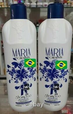 Brazilian Hair Keratin Treatment Complex Blowout 4x1L Maria Escandalosa Original