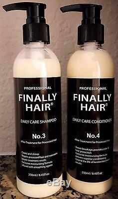Brazilian Hair Sulfate Free Shampoo & Conditioner Keratin Straightening Smooth