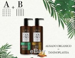 Brazilian Hair Treatment Kit 1L Salvatore Keratin Tanino Therapy 3 steps A+B+F