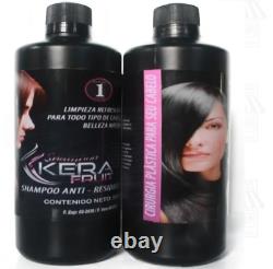 Brazilian Hair treatment + Shampoo Cirugia Capilar Kerafruit Gold Diamend 32o