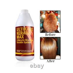 Brazilian Keratin 12% Formalin 1000ml Hair Treatment With Purifying Shampoo hair
