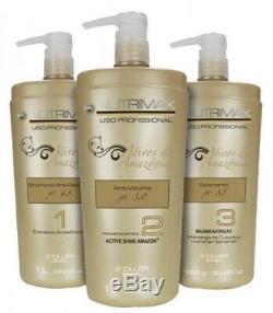 Brazilian Keratin Agi Max Nutrimax Blowout Hair Treatment Kit 3x1L Stra