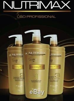 Brazilian Keratin Agi Max Nutrimax Blowout Hair Treatment Kit 3x1L Stra