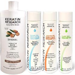 Brazilian Keratin Blowout Straightening Smoothing Hair Treatment 4 Bottles Kit