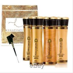 Brazilian Keratin Cure Gold Honey Bio 0% Complex Hair Treatment 5 OZ 6 pieces