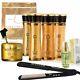Brazilian Keratin Cure Gold Honey Bio 0% Complex Hair Treatment 9 Piece Kit 5 Oz