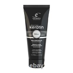 Brazilian Keratin Deluxe Ecosmetics Progressive Treatment 1L+200 mL 6.76 oz GIFT