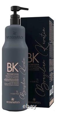 Brazilian Keratin Deluxe Ecosmetics Progressive Treatment 1L + Maintenance Kit