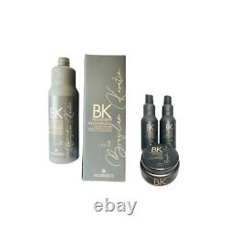 Brazilian Keratin Ecosmetics Progressive Treatment 1 L + Maintenance Kit 3 Step
