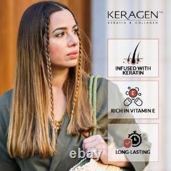 Brazilian Keratin Hair Treatment Premium Straightener Cream, Sulfate-Free Anti