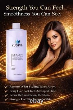 Brazilian Keratin Hair Treatment, Professional Salon Formula, Smoothing and S