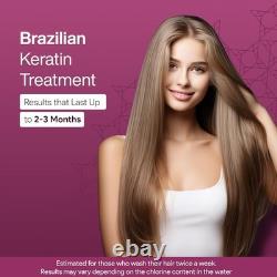 Brazilian Keratin Hair Treatment Straightening Smooths, Softens, Moisturizers