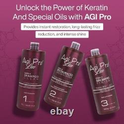 Brazilian Keratin Hair Treatment Straightening Smooths, Softens, Moisturizers