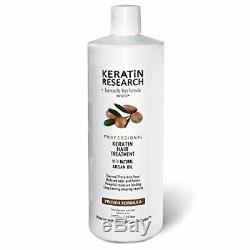 Brazilian Keratin Hair Treatment with Argan Oil Repairs & Conditions Hair 1000mL