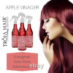 Brazilian Keratin Straightening Treatment & Apple Vinegar Hair Spray & Hair Mask