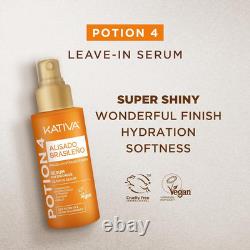 Brazilian Keratin Straightening Treatment at Home with Hyaluronic Acid And