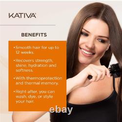 Brazilian Keratin Straightening Treatment at Home with Hyaluronic Acid And