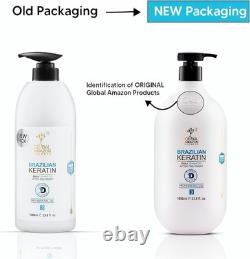Brazilian Keratin Sulfate-Free Shampoo 1000ml and Conditioner 1000ml