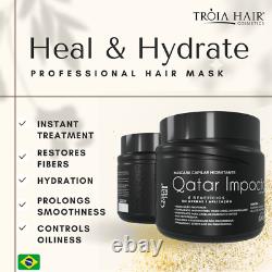 Brazilian Keratin Treatment 1L 33.8 fl oz & Impact Moisturizing Hair Mask