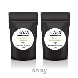 Brazilian Keratin Treatment, Inoar Moroccan Blow Dry Hair Straightening Kit/set