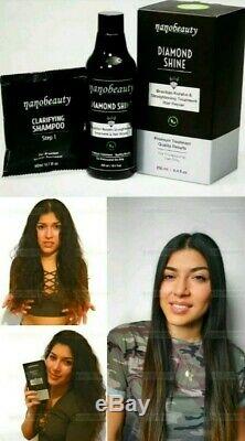 Brazilian Keratin Treatment Kit Blow Dry Hair Straightening Kit Diamond Shine
