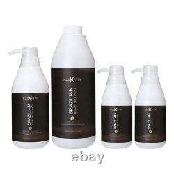 Brazilian Keratin Treatment Set Smoothing Straightening 4 Step Shampoo Condition