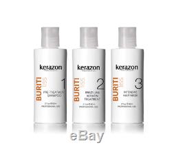 Brazilian Keratin Treatment Tratamiento de Keratina Hair Straightening KERAZON