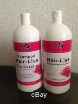 Brazilian Nano Keratin 2 Pasos HAIR LISS Uso Profesional