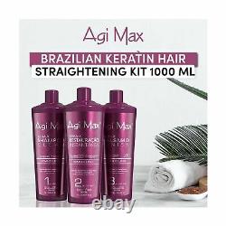 Brazilian Natural Keratin Hair Treatment Kit Effective Premium quality Safe