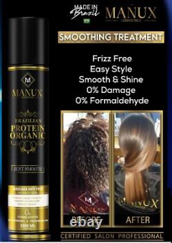 Brazilian Protein Organic Smoothing Treatment Manux original in Purple Agent