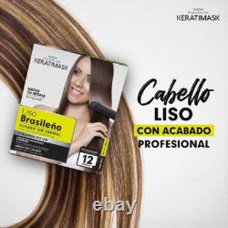 Brazilian Straightening Kit with Keratin and Hyaluronic Acid, Free of Formol An