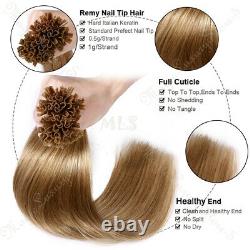Brazilian Virgin Remy Hair U Tip Pre Bonded Keratin Human Hair Extensions 300s A