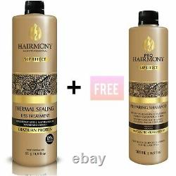 Brazilian keratin Professional Protein straightening Treatment Pro Hairmony