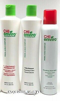 CHI enviro Smoothing treatment kit virgin hair similar like Brazilian blowout