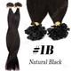 Clearance Nail U Tip 100% Remy Human Hair Extensions Fusion Keratin Pre Bonded