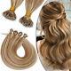 Clearance Nano Ring 100% Human Remy Hair Extensions Micro Loop Beads I Tip Color