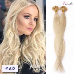 CLEARANCE Pre Bonded Keratin Fusion Nail U Tip 100% Remy Human Hair Extensions W