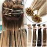 Clearance Russian 100% Remy Human Hair Extensions U Tip Nail Pre Bonded Keratin