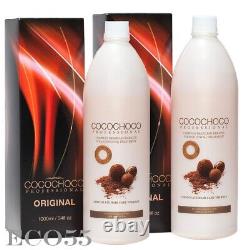 COCOCHOCO 2 Packs Original Brazilian Keratin Hair Straightening Treatment 1000ml